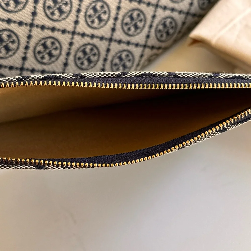 Tory Burch Black and White Geometric Tote - Picture 6 of 13